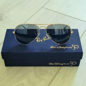 NIB Ray-Ban Disney Aviator Sunglasses
